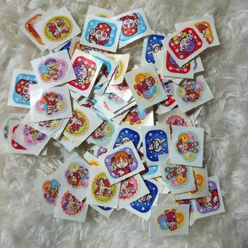 헤이세이 레트로 당시물 미니모니 프레이크 씰 91개 씰 스티커