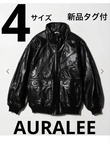 25aw AURALEE LAMB LEATHER ZIP BLOUSON 4