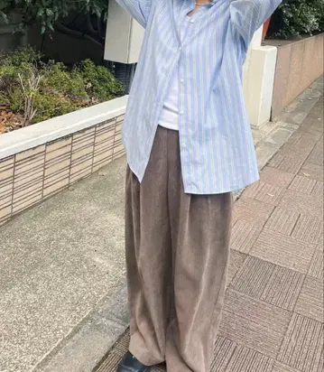 JOURNAL STANDARD 코듀로이 와이드 팬츠 38