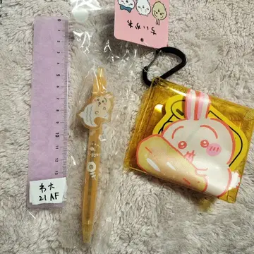 토끼 디자인 클리어 파우치 볼펜 치이카와 (먼작귀)