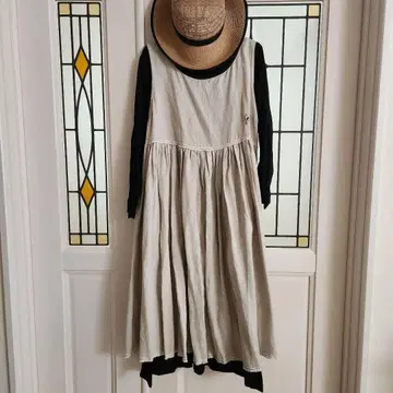 핸드메이드 작가님 작품 린넨 에이프런 드레스