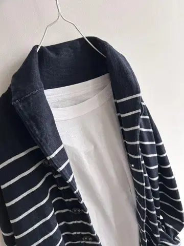 45R 인디고 보더 가디건1 / 45rpm umii908