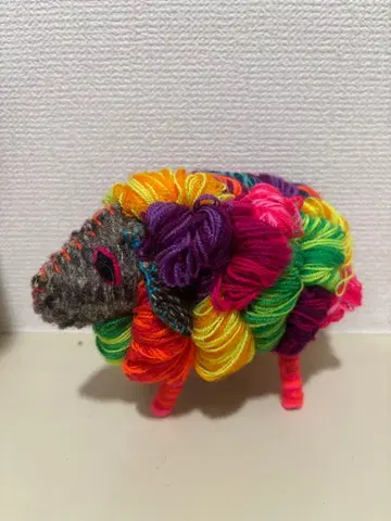 컬러풀한 털실 양