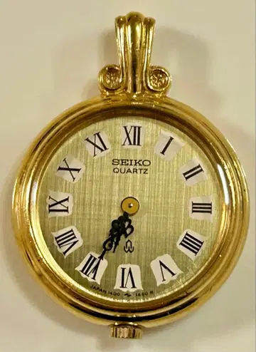 SEIKO 세이코 펜던트 워치 탑 쿼츠 작동품