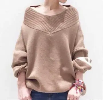 L'Appartement 라빠르망 자카드 V넥 니트