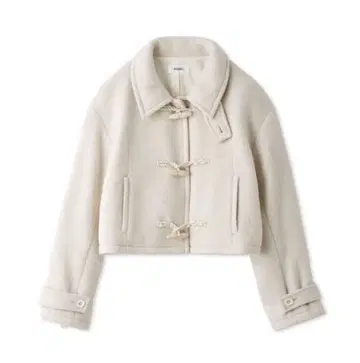 snidel 울 샤기 숏 더플