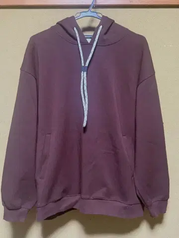 야마다야 Vin 브라운 후드 부착 맨투맨