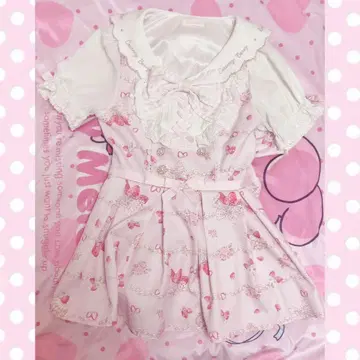 LIZLISA Creamy Berry 패턴 셋업 핑크