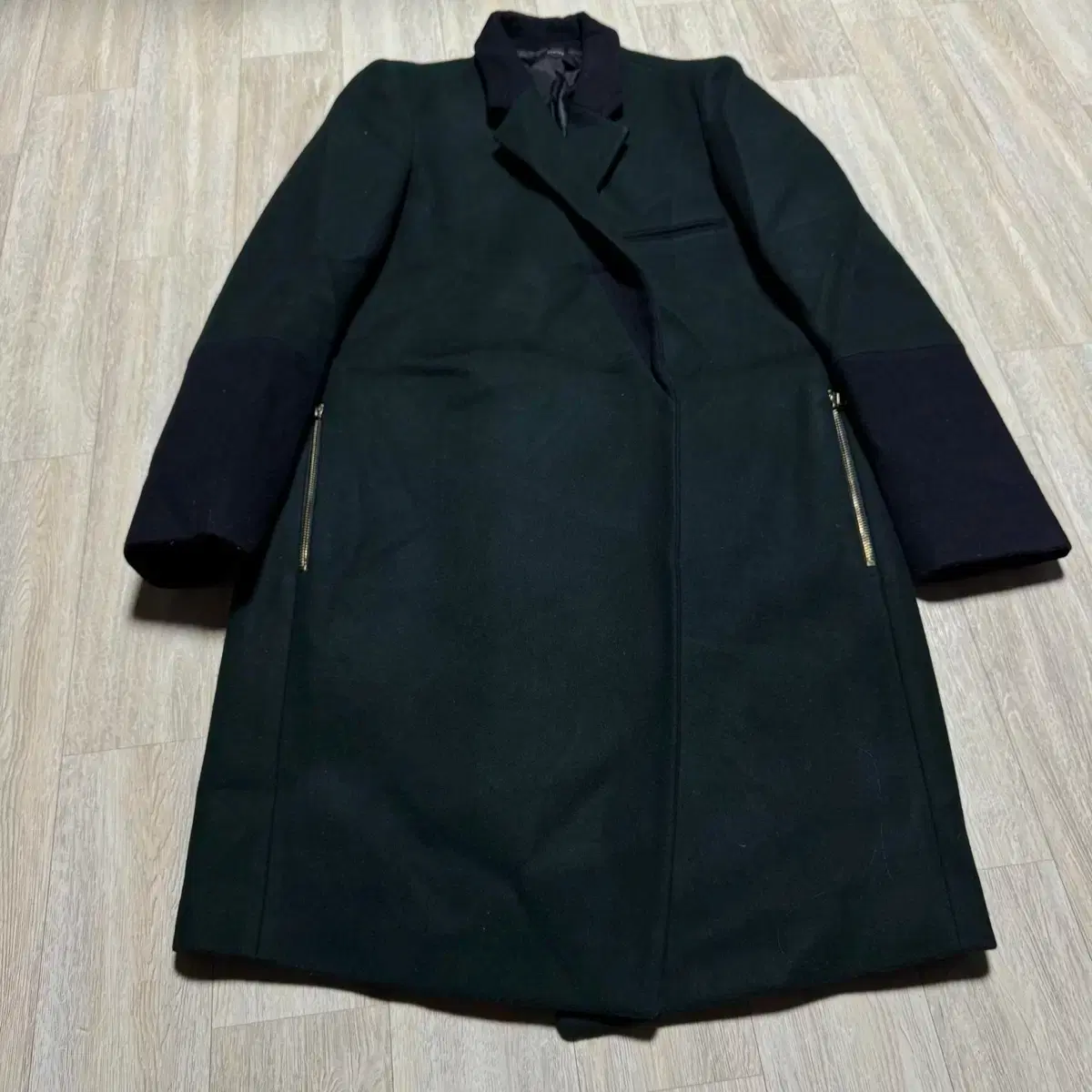System Color-block Coat