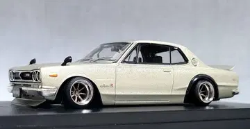 1/43 스카이라인 개조 하코스카 GT-R 와타나베 휠 알루미늄제 딥림