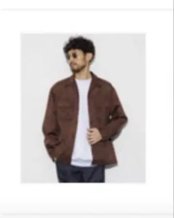 [ 미사용품 ] FREAK'S STORE 스웨이드풍 셔츠 자켓 L 사이즈