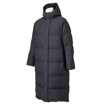 [DESCENTE] 후드 부착 슈퍼 롱 다운 코트 블랙 L