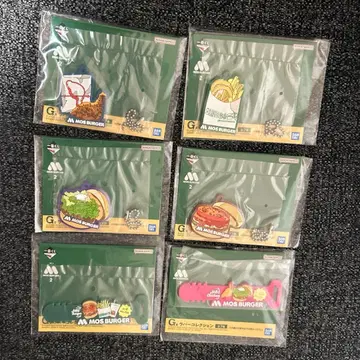 제일복권 모스버거 2 러버 컬렉션 6종 세트 G상