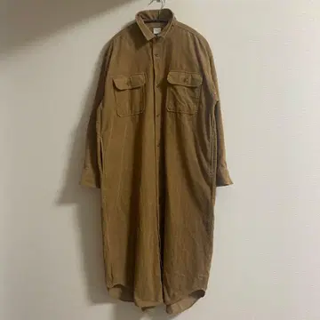 어반 리서치 도어즈 코듀로이 롱 셔츠 원피스 루즈핏