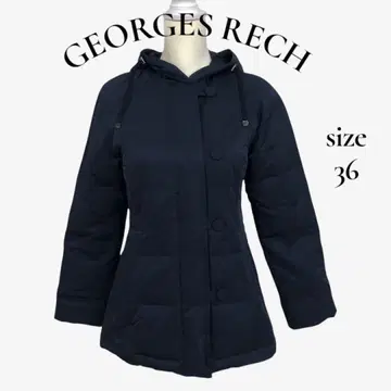 고급스러움 조르주 르쉬 아우터 다운 자켓 블랙 여성용