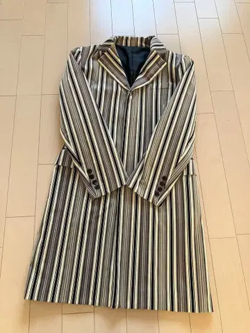 장 폴 고티에 스트라이프 테일러드 자켓