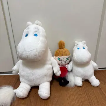 무민 인형 3개 세트
