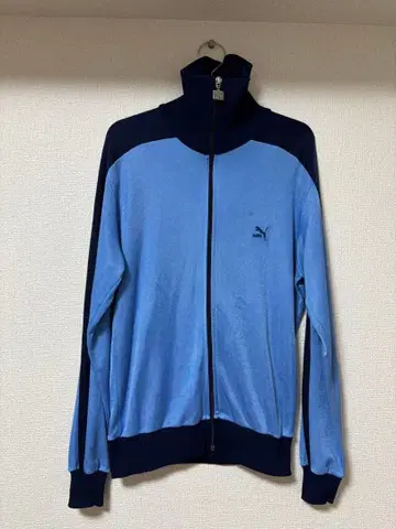 PUMA 집업 저지 라이트 블루/네이비