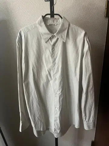 22AW WASHEDFINX TWILL SHIRTS PALE BLUE 3