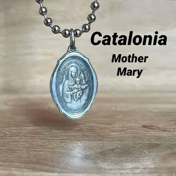 Catalonia 카탈로니아 성모 마리아 펜던트 Sterling