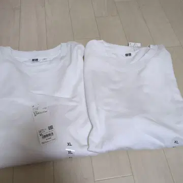 유니클로 U 에어리즘 코튼 오버 사이즈 T셔츠