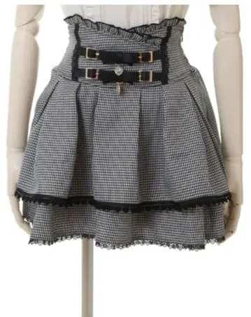 2단 리본 벨트 치마바지