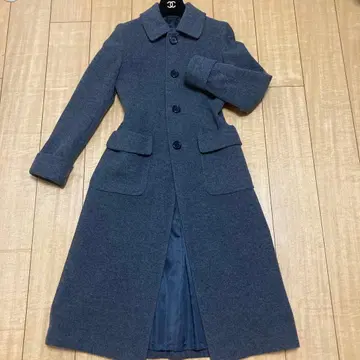 INED 다크 그레이 롱 코트 ( 2 )