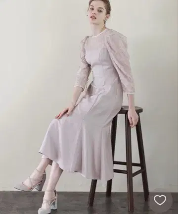 Noela 노엘라 스팽글 레이스 도킹 원피스 드레스 포멀