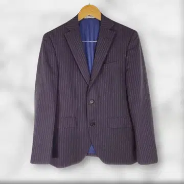 새상품급 LES MUES 레미유 테일러드 자켓 스트라이프 M AOKI