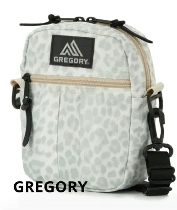 그레고리 숄더백 퀵 포켓 M 스노우 레오파드