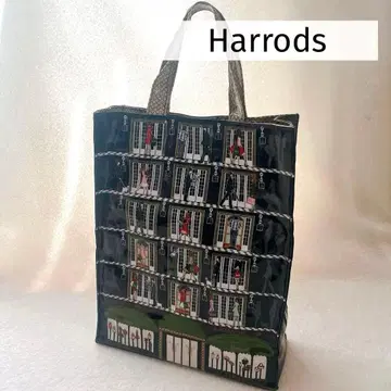 해롯 Harrods 토트백 엘리베이터 쇼윈도
