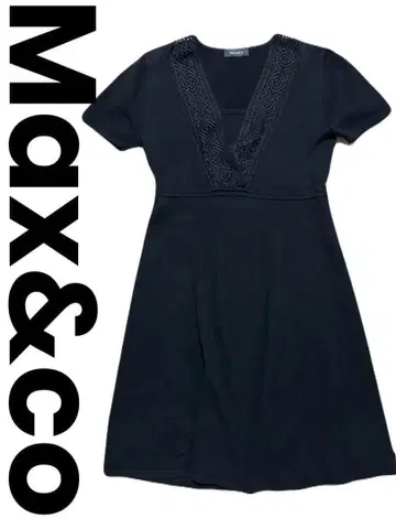 컨디션 최상 Max&co 맥스앤코 미트 원피스 블랙 A라인 S