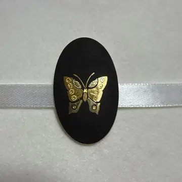 상감 알형 브로치 나비 2way 타입