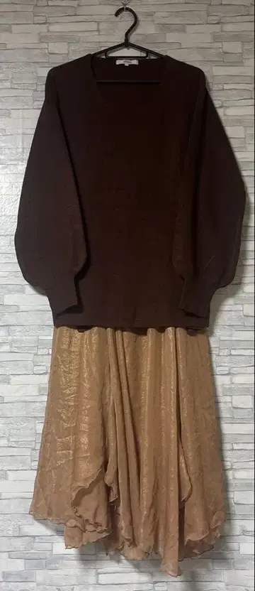 코토리카 니트&스커트 세트