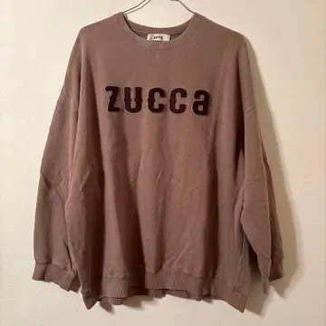 ZUCCA 로고 맨투맨 모카