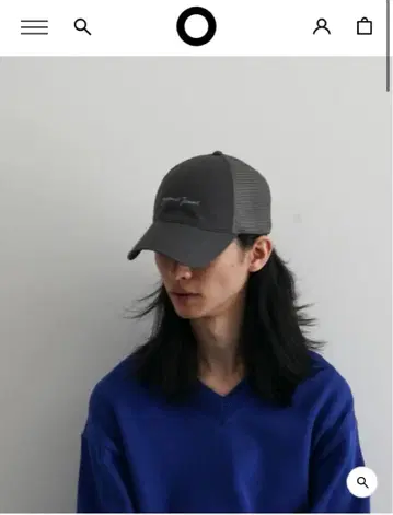 미사용 새상품 gourmet jeans Mesh cap CHARCOAL