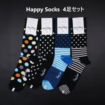 Happy Socks 해피 삭스 4족 세트 도트