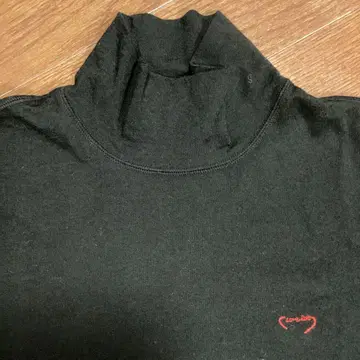 [ Mademoiselle NONNON ] 블랙 터틀넥 긴팔 상의