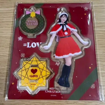 =LOVE 이코러브 사사키 마이카 아크릴 스탠드 산타 의상