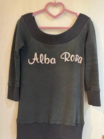 Alba Rosa 오프숄더 트레이닝복 그레이