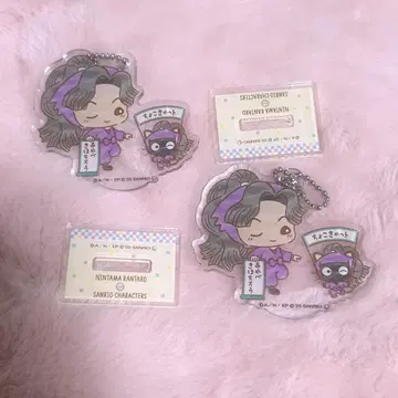 닌타마 란타로 아모카페 산리오 미니 캐릭터 아크릴 스탠드 아야베 킷파치로