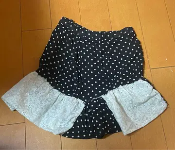 도트 벌룬 스커트 리메이크 핸드메이드 위시코어