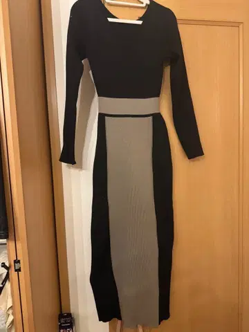 rienda 리엔다 니트 원피스 롱 원피스 A라인 원피스