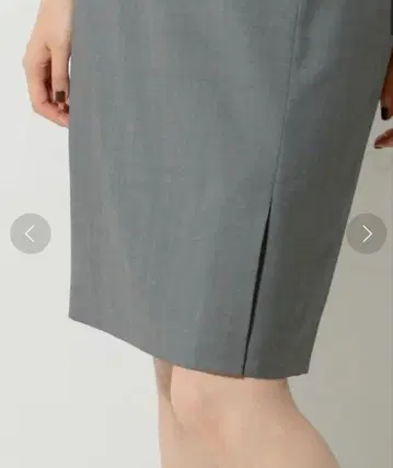 UNITED ARROWS 그레이 타이트 스커트