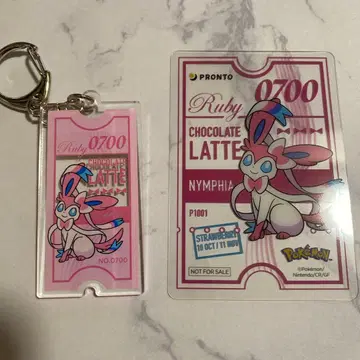 프로토 포켓몬 니피아 키링 클리어 카드 세트