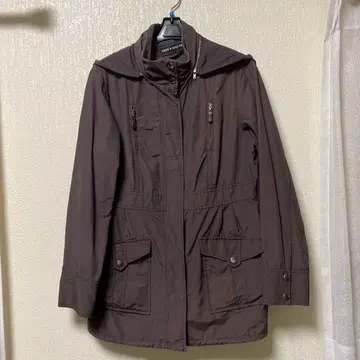 HAVE A NICE TRIP 후드 부착 브라운 아우터