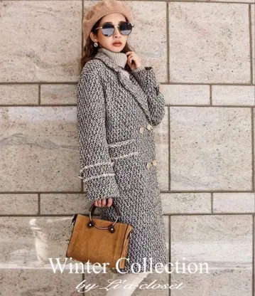lia'closet 리아클로젯 트위드 코트