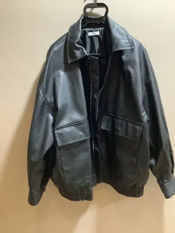 [ cussil/쿠실 ] 페이크 레더 자켓/블루종 보아 없음