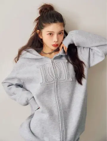 Darich 아플리케 DD 로고 후드티