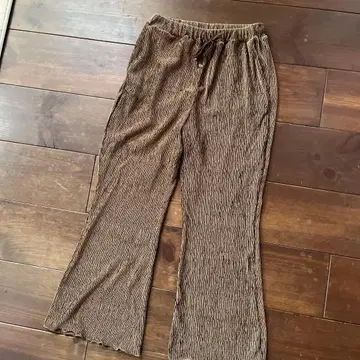 새상품 Ciaopanic Typy 다크 브라운 플레어 팬츠 M